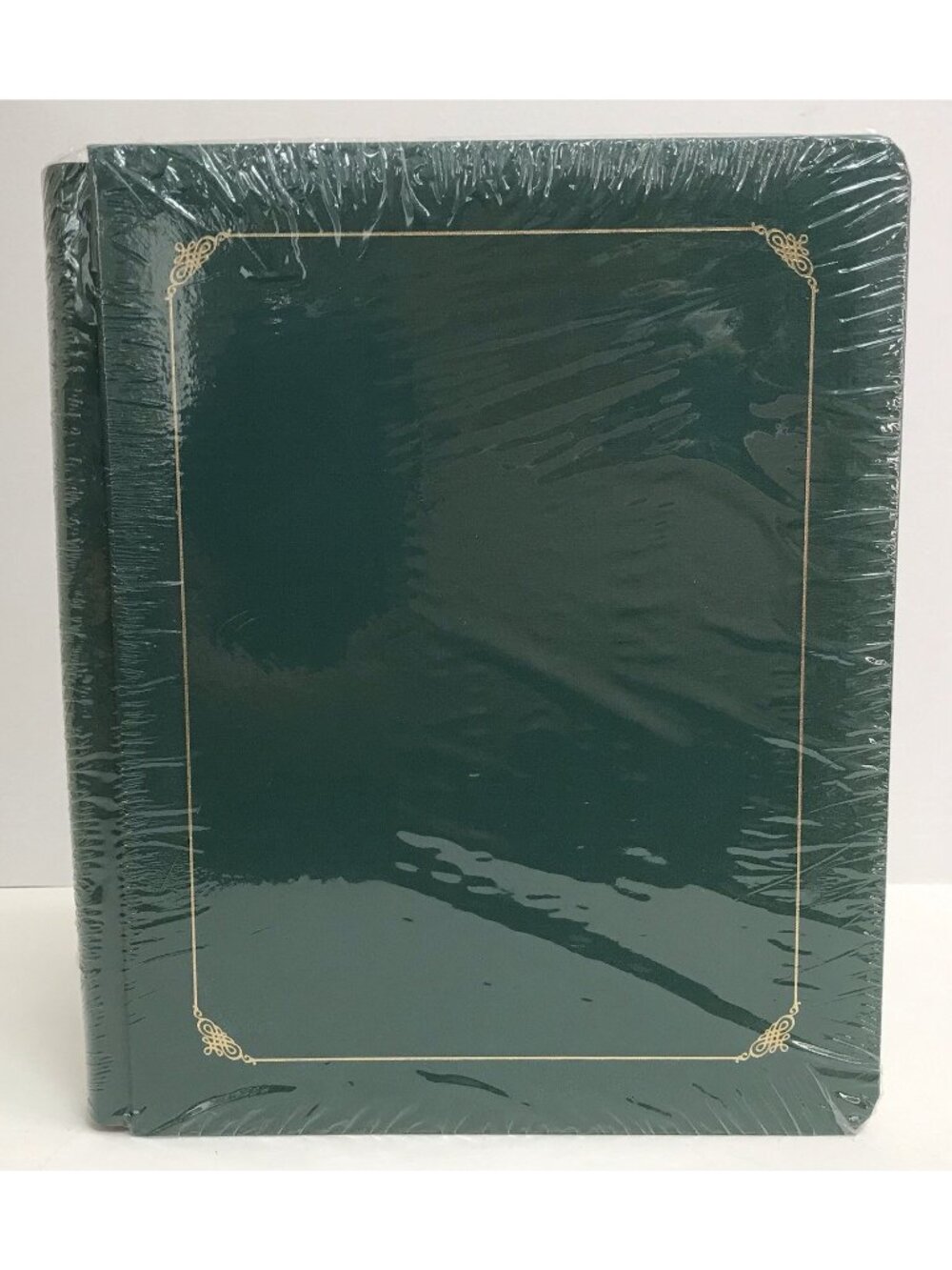 Creative Memories Green Reflections Scrapbook Album With Gold Trim NEW